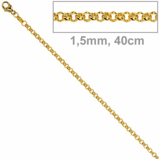 Erbs Kette 333 Gelbgold 1,5 mm 40 cm