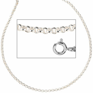 Erbskette 925 Sterling Silber 2,5 mm 45 cm