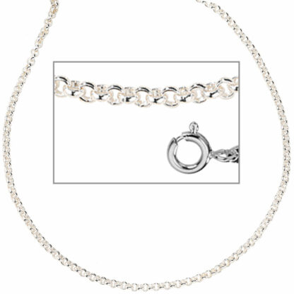 Erbskette 925 Sterling Silber 2,5 mm 50 cm