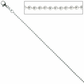 Kugelkette 925 Sterling Silber 1,4 mm 42 cm