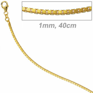 Venezianerkette 585 Gelbgold 1,0 mm 40 cm
