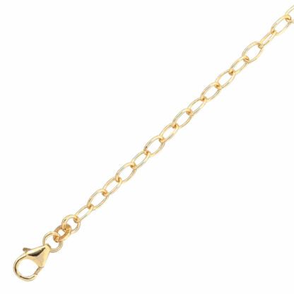 Verlängerungskette 333 Gelbgold 2,8 mm 7 cm