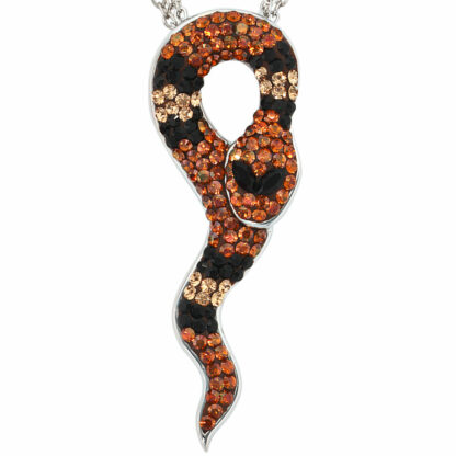 Collier "Kobra" 925 Silber mit Swarovski Elements