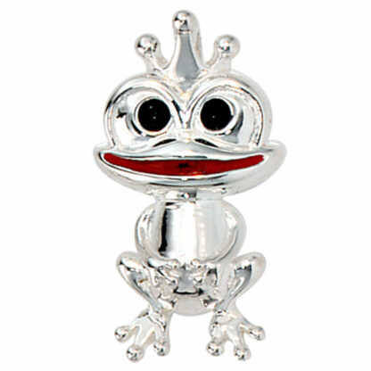Anhänger schmunzelnder "Froschkönig" 925 Silber
