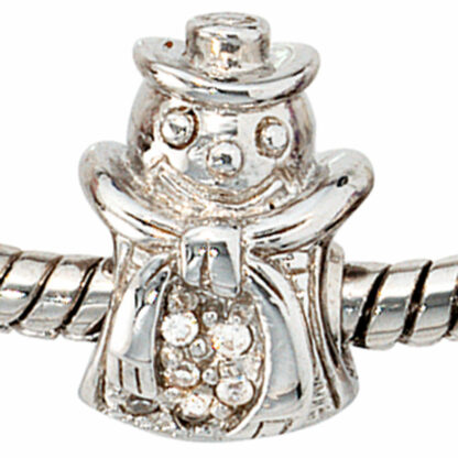 Anhänger "Schneemann" 925 Silber Zirkonia – Bild 2