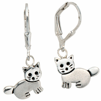 Boutons "Katze" 925 Silber