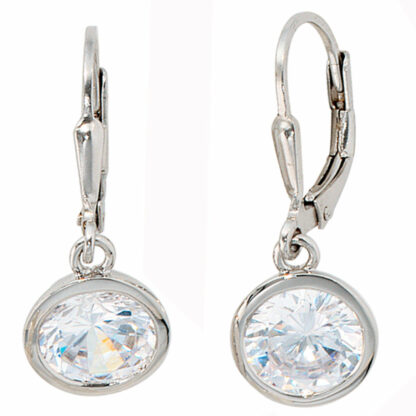 Boutons 925 Silber mit Zirkonia weiß
