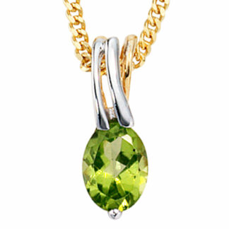 Anhänger 333 Gold mit Peridot