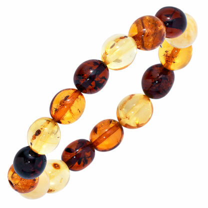 Bernstein Armband multicolor natur
