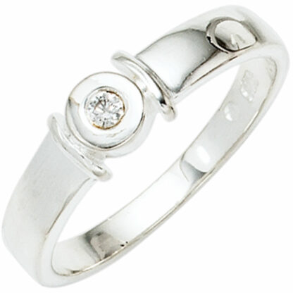 Ring 925 Silber mit Brillant