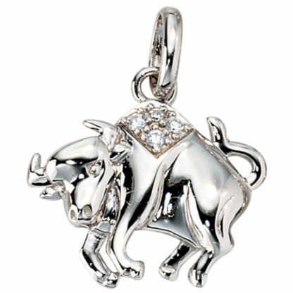 Sternzeichen Anhänger "Stier" 925 Silber