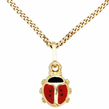 Anhänger "Marienkäfer" 333 Gelbgold – Bild 3
