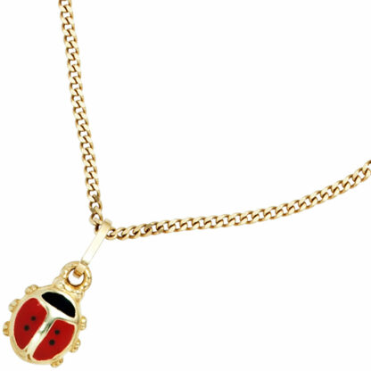 Anhänger "Marienkäfer" 333 Gelbgold – Bild 2