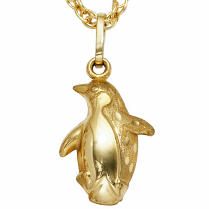 Anhänger "Pinguin" 333 Gelbgold