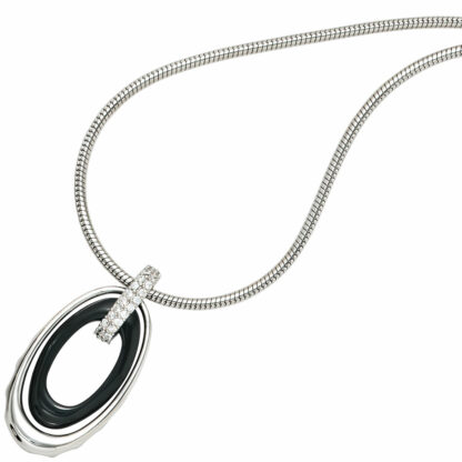 Anhänger 925 Silber, Keramik und Zirkonia – Bild 2