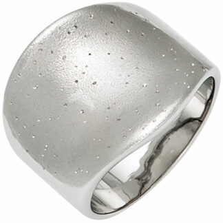 Ring 925 Silber mit Glitzereffekt