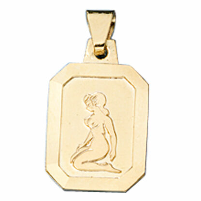 Sternzeichen "Jungfrau" 333 Gelbgold
