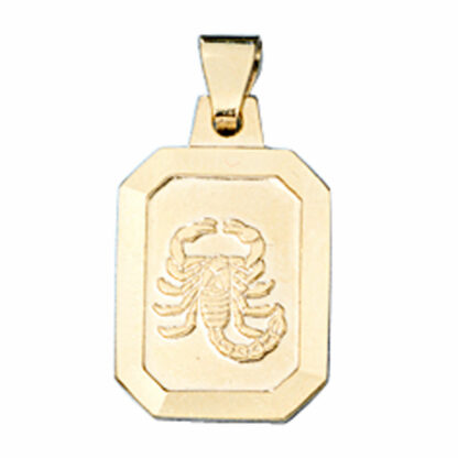 Sternzeichen "Skorpion" 333 Gelbgold