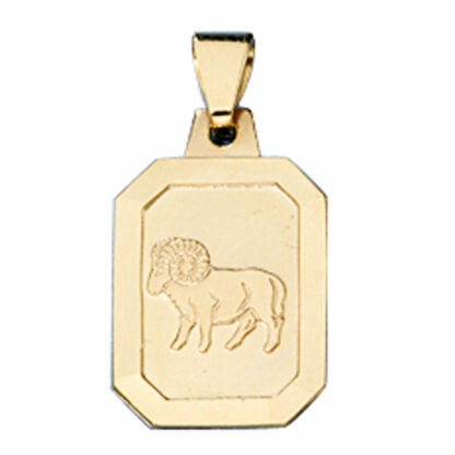 Sternzeichen "Widder" 8k (333) Gelbgold