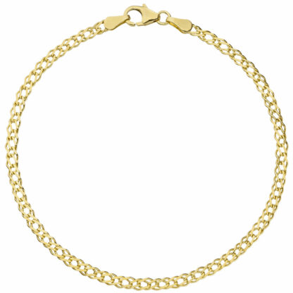 Zwillings Panzer Armband 333 Gelbgold 19 cm – Bild 4