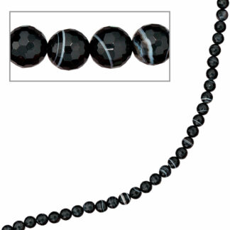 Collier mit Steifenachat 925 Silber
