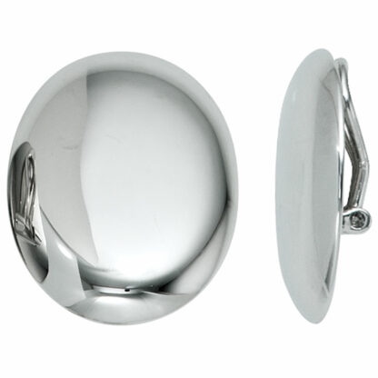 Ohrclips 925 Silber oval
