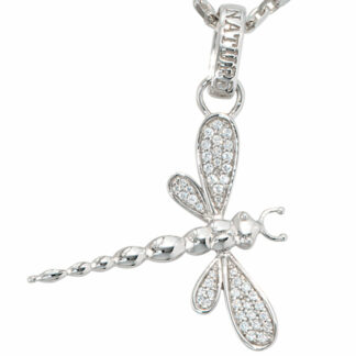 Anhänger "Libelle" 925 Silber mit Zirkonia
