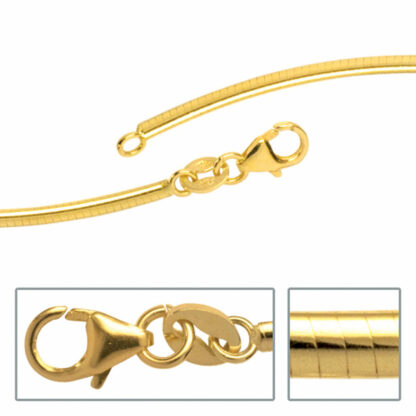 Halsreif 333 Gelbgold 45 cm
