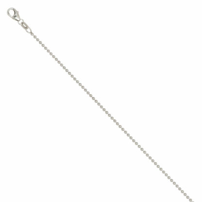 Kugelkette 925 Silber 1,4 mm 45 cm