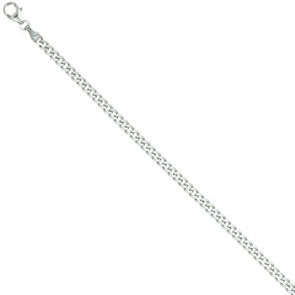 Panzerarmband 925 Silber 19 cm