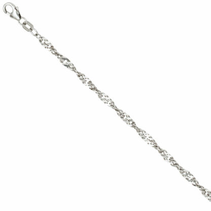 Singapurkette 925 Silber 2,9 mm 50 cm