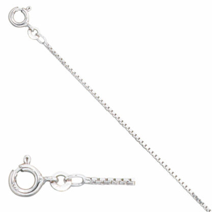 Venezianerkette 333 Weißgold 1,2 mm 40 cm