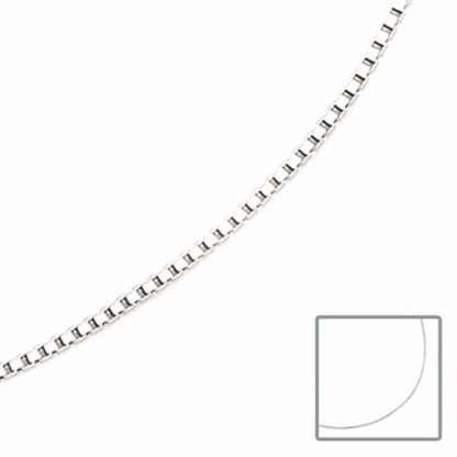 Venezianerkette 333 Weißgold 1,2 mm 50 cm – Bild 2