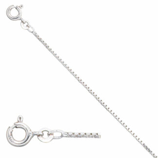 Venezianerkette 333 Weißgold 1,2 mm 55 cm