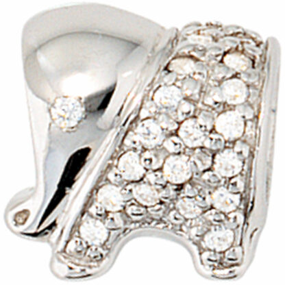 Bead "Elefant" 925 Silber mit Zirkonia – Bild 2