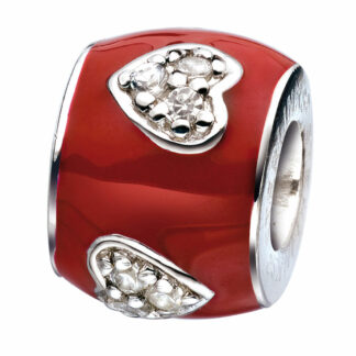 Bead 925 Silber "Herzchen" Zirkonia