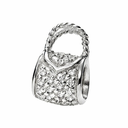 Bead "Tasche" 925 Silber mit Zirkonia