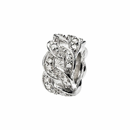 Bead 925 Silber mit Zirkonia weiß