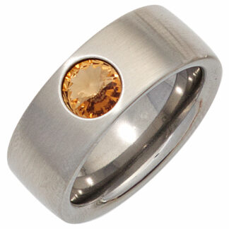 Ring Edelstahl mit SWAROVSKI ELEMENT