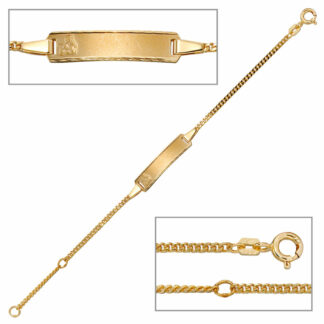 Schildband "Engel" 333 Gelbgold