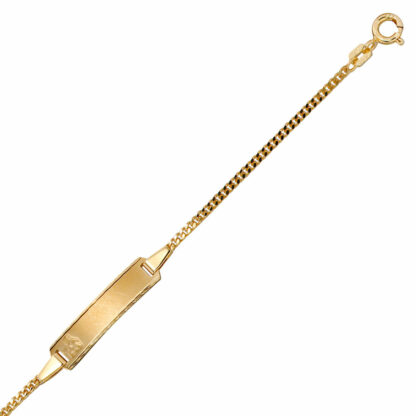 Schildband "Engel" 333 Gelbgold – Bild 3