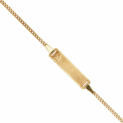 Schildband "Engel" 333 Gelbgold – Bild 2