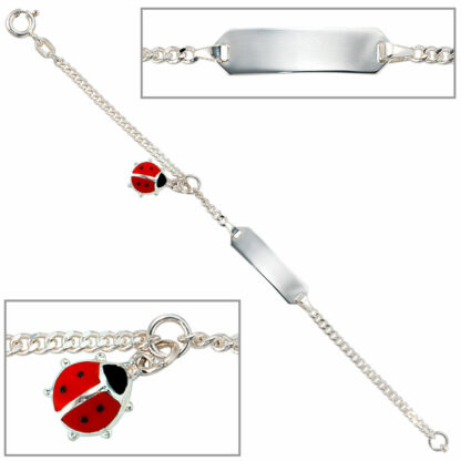 Schildband "Marienkäfer" 925 Silber