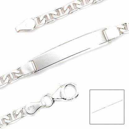 Schildband 925 Silber 19 cm – Bild 2