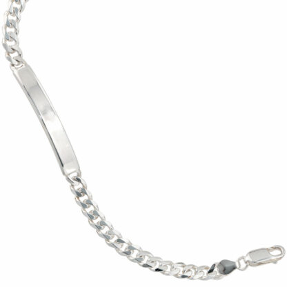 Schildband 925 Silber classic 21 cm