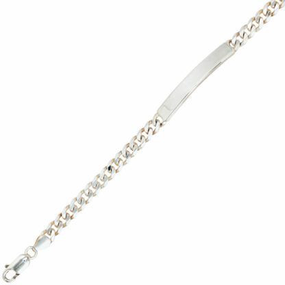 Schildband 925 Silber classic 21 cm – Bild 2