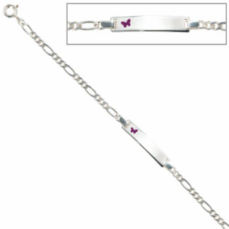 Schildband "Schmetterling" 925 Silber