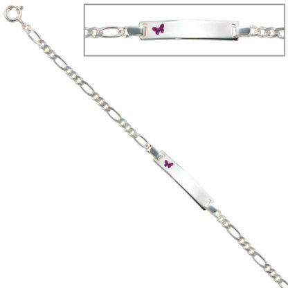 Schildband "Schmetterling" 925 Silber