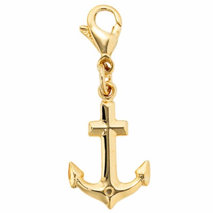 Einhänger/Charm "Anker" 333 Gelbgold