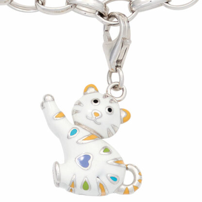 Einhänger/Charm "Mieze" 925 Silber